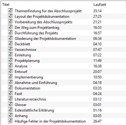 it systemkaufmann abschlussprojekt